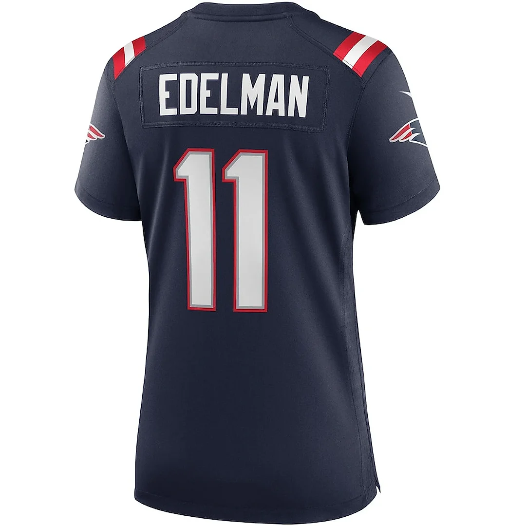 Zennovawear Julian Edelman 11 New England Patriots Women Game Jersey - Navy