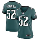 Zennovawear Julian Okwara 52 Philadelphia Eagles Women's Game Jersey - Midnight Green
