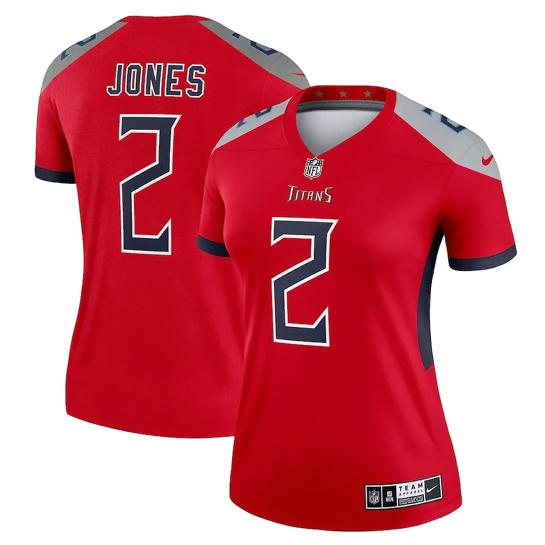 Zennovawear Julio Jones 2 Tennessee Titans Women Inverted Legend Jersey - Red