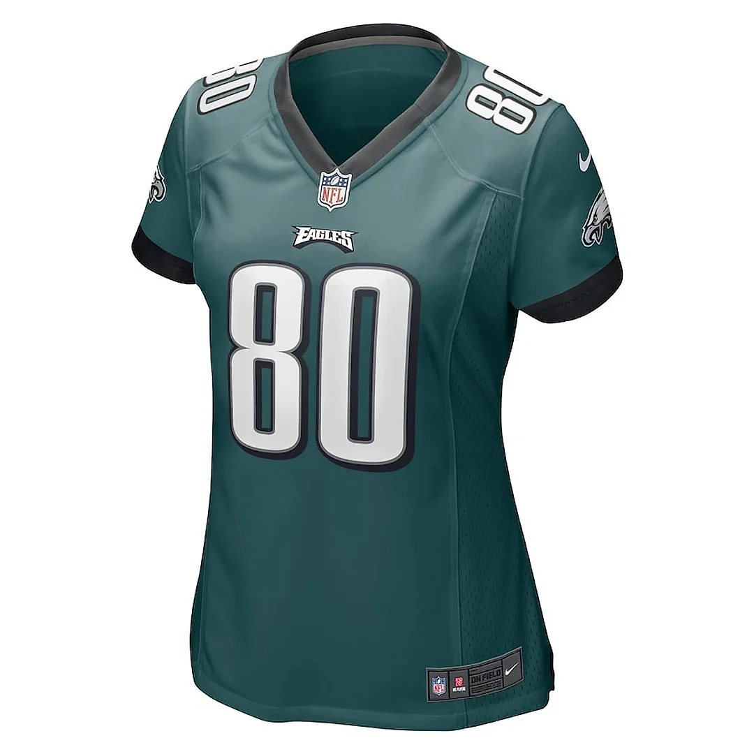 Zennovawear Julio Jones 80 Philadelphia Eagles Game Women Jersey - Midnight Green