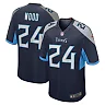 Zennovawear Julius Wood 24 Tennessee Titans Game Men Jersey - Navy