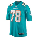 Zennovawear Justin Ellis 78 Miami Dolphins Game Men Jersey - Aqua