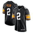 Zennovawear Justin Fields 2 Pittsburgh Steelers Alternate Game Men Jersey - Black