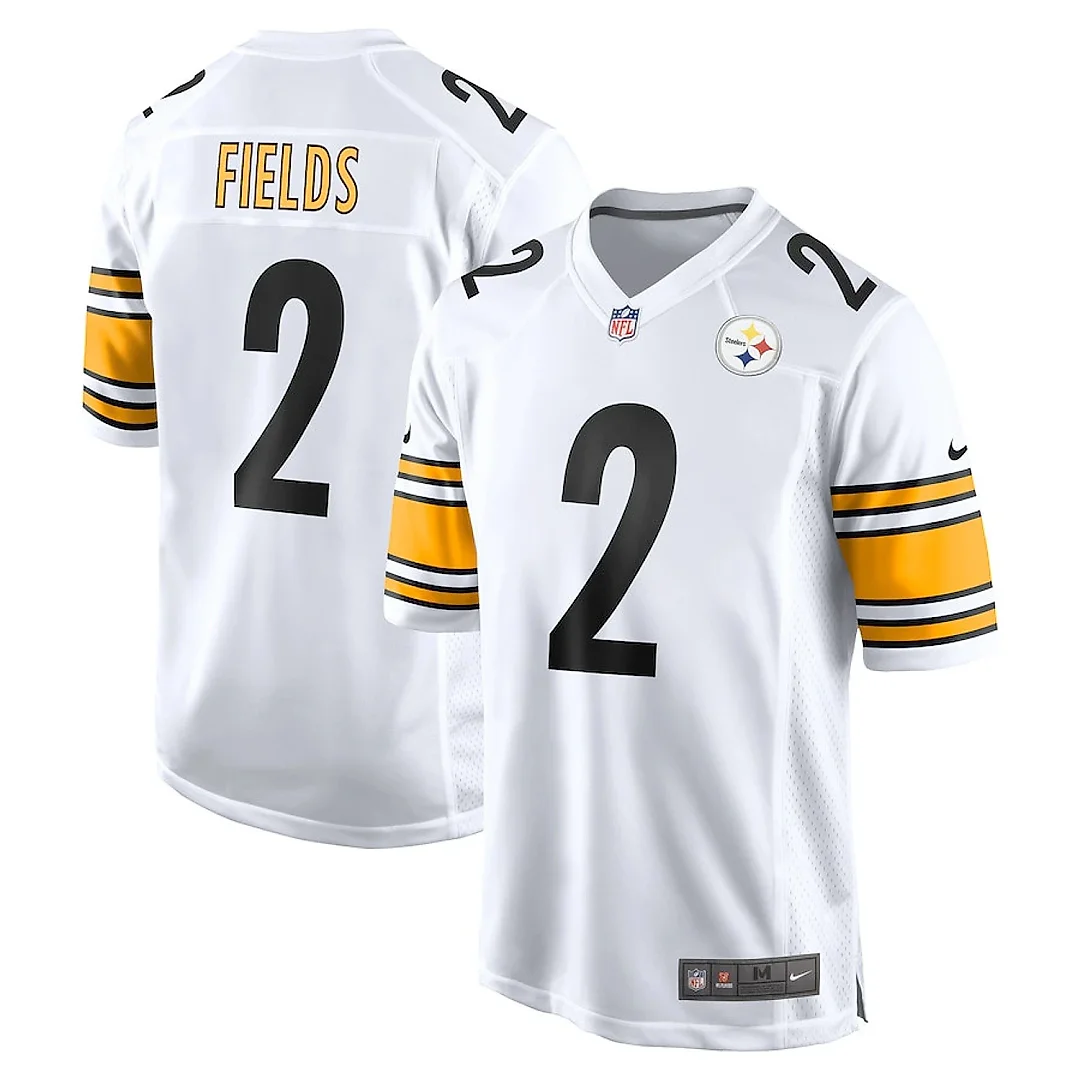 Zennovawear Justin Fields 2 Pittsburgh Steelers Game Men Jersey - White