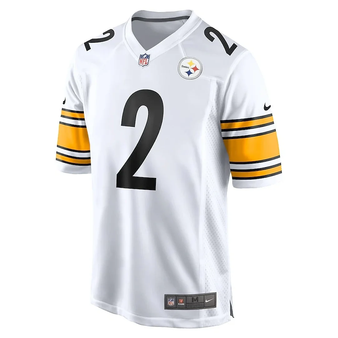 Zennovawear Justin Fields 2 Pittsburgh Steelers Game Men Jersey - White