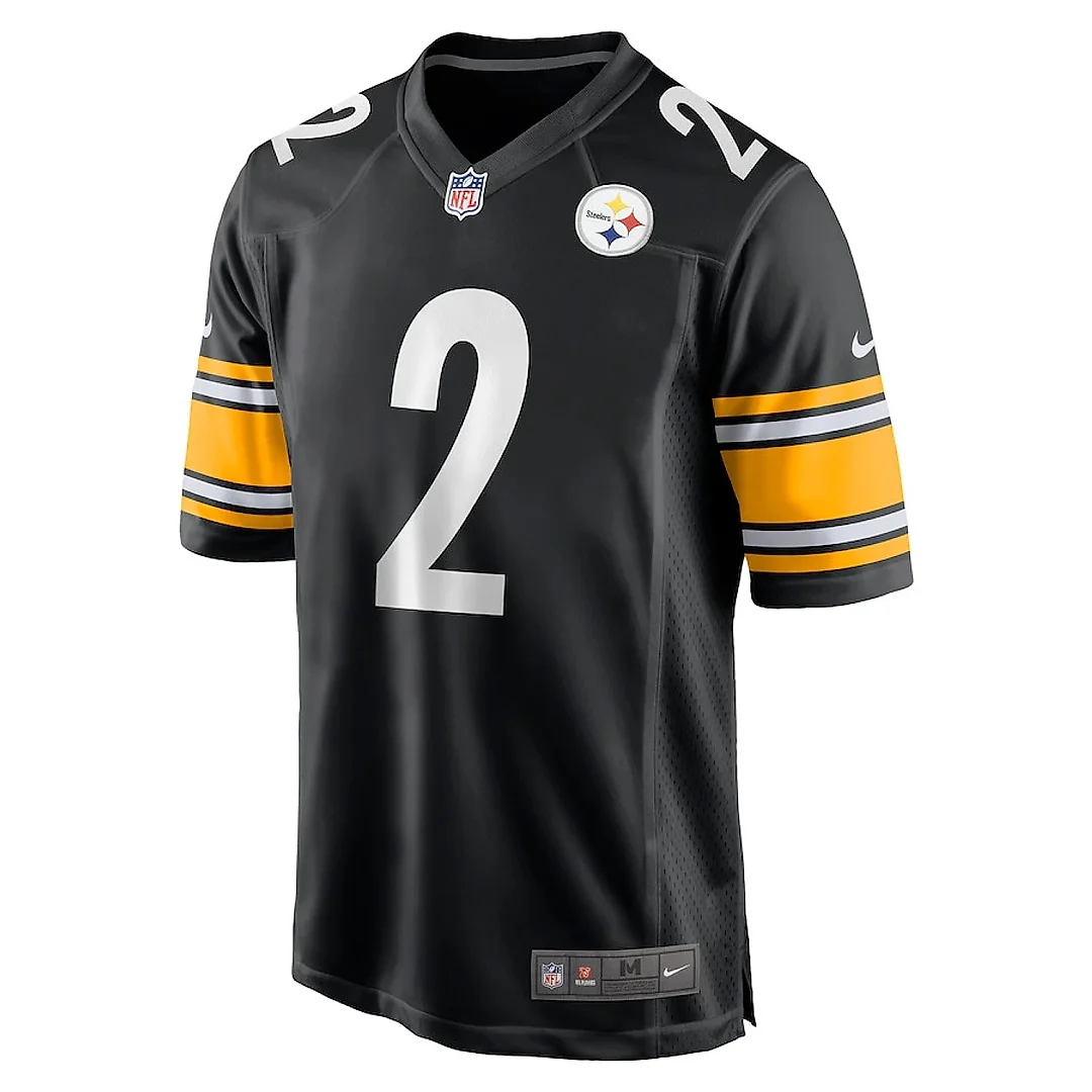 Zennovawear Justin Fields 2 Pittsburgh Steelers Game Men Jersey - Black