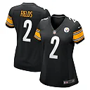 Zennovawear Justin Fields 2 Pittsburgh Steelers Game Women Jersey - Black