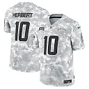 Zennovawear Justin Herbert 10 Los Angeles Chargers 2024 Salute to Service Limited Men Jersey - Arctic Camo