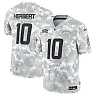 Zennovawear Justin Herbert 10 Los Angeles Chargers 2024 Salute to Service Limited Men Jersey - Arctic Camo