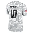 Zennovawear Justin Herbert 10 Los Angeles Chargers 2024 Salute to Service Limited Men Jersey - Arctic Camo