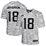 Zennovawear Justin Jefferson 18 Minnesota Vikings 2024 Salute to Service Game YOUTH Jersey - Arctic Camo