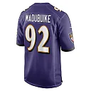 Zennovawear Justin Madubuike 92 Baltimore Ravens Men Game Jersey - Purple