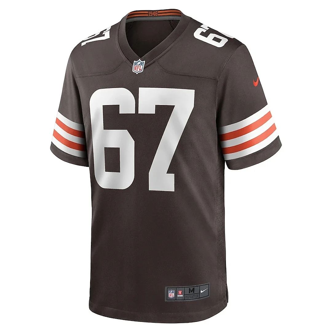 Zennovawear Justin Murray 67 Cleveland Browns Game Men Jersey - Brown