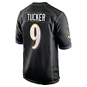 Zennovawear Justin Tucker 9 Baltimore Ravens Men Game Jersey - Black