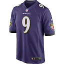 Zennovawear Justin Tucker 9 Baltimore Ravens Men Game Jersey - Purple
