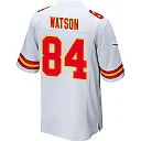 Zennovawear Justin Watson 84 Kansas City Chiefs AFC Champions Patch Game Men Jersey - White