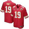 Zennovawear Kadarius Toney 19 Kansas City Chiefs AFC Champions Patch Game Men Jersey - Red