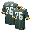Zennovawear Kadeem Telfort 76 Green Bay Packers Game Men Jersey - Green
