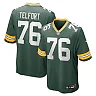 Zennovawear Kadeem Telfort 76 Green Bay Packers Game Men Jersey - Green