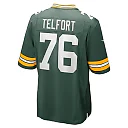 Zennovawear Kadeem Telfort 76 Green Bay Packers Game Men Jersey - Green