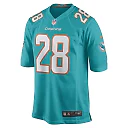 Zennovawear Kader Kohou 28 Miami Dolphins Men Game Jersey - Aqua