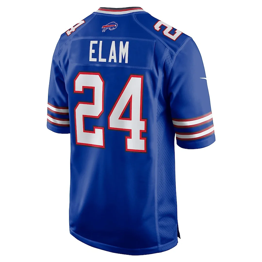 Zennovawear Kaiir Elam 24 Buffalo Bills Men Game Jersey - Royal