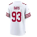 Zennovawear Kalia Davis 93 San Francisco 49ers NFC Champions Patch Game Men Jersey - White
