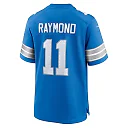 Zennovawear Kalif Raymond 11 Detroit Lions Team Game Men Jersey - Blue