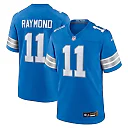 Zennovawear Kalif Raymond 11 Detroit Lions Team Game Men Jersey - Blue