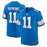 Zennovawear Kalif Raymond 11 Detroit Lions Team Game Men Jersey - Blue