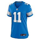 Zennovawear Kalif Raymond 11 Detroit Lions Women's Team Game Jersey - Blue