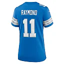 Zennovawear Kalif Raymond 11 Detroit Lions Women's Team Game Jersey - Blue