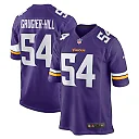 Zennovawear Kamu Grugier-Hill 54 Minnesota Vikings Game Men Jersey - Purple