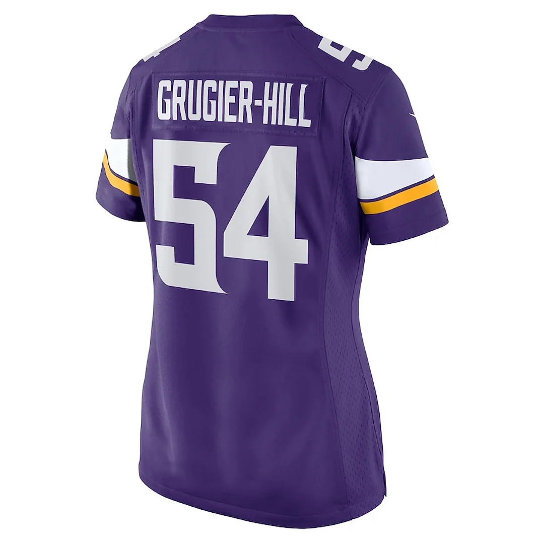 Zennovawear Kamu Grugier-Hill 54 Minnesota Vikings Women's Game Jersey - Purple