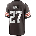 Zennovawear Kareem Hunt 27 Cleveland Browns Game Men Jersey - Brown