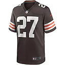 Zennovawear Kareem Hunt 27 Cleveland Browns Game Men Jersey - Brown