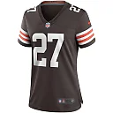 Zennovawear Kareem Hunt 27 Cleveland Browns Game Women Jersey - Brown