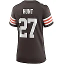Zennovawear Kareem Hunt 27 Cleveland Browns Game Women Jersey - Brown