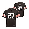 Zennovawear Kareem Hunt 27 Cleveland Browns Game YOUTH Jersey - Brown