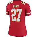 Zennovawear Kareem Hunt 27 Kansas City Chiefs Women Color Rush Legend Jersey - Red