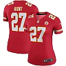Zennovawear Kareem Hunt 27 Kansas City Chiefs Women Color Rush Legend Jersey - Red