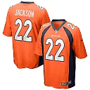 Zennovawear Kareem Jackson 22 Denver Broncos Men Game Jersey - Orange
