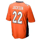 Zennovawear Kareem Jackson 22 Denver Broncos Men Game Jersey - Orange