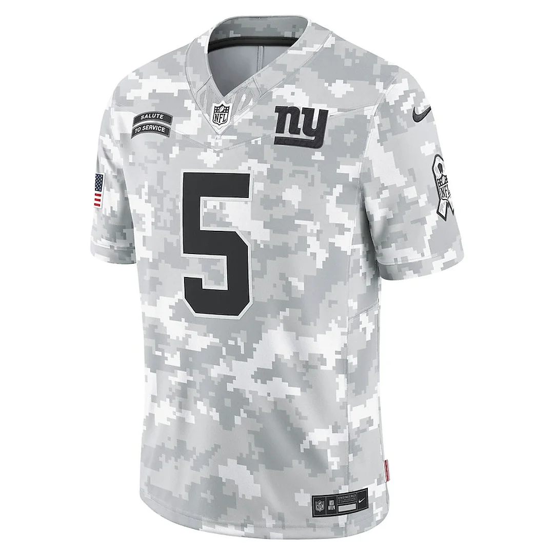 Zennovawear Kayvon Thibodeaux 5 New York Giants 2024 Salute to Service Limited Men Jersey - Arctic Camo