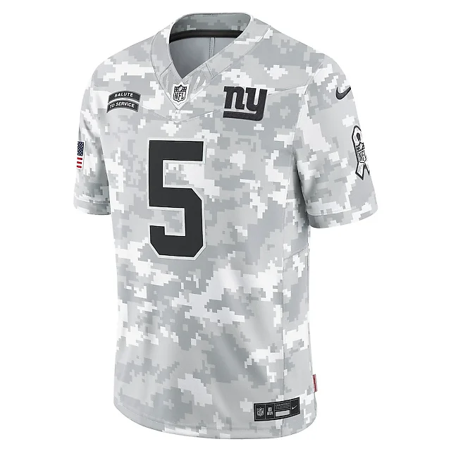 Zennovawear Kayvon Thibodeaux 5 New York Giants 2024 Salute to Service Limited Men Jersey - Arctic Camo