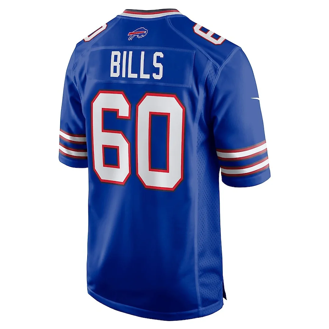 Zennovawear Keaton Bills 60 Buffalo Bills Game Men Jersey - Royal