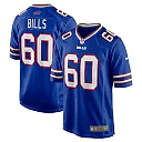 Zennovawear Keaton Bills 60 Buffalo Bills Game Men Jersey - Royal