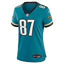 Zennovawear Keenan McCardell 87 Jacksonville Jaguars Women's Prowler Throwback Game Jersey - Teal