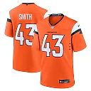 Zennovawear Keidron Smith 43 Denver Broncos Team Game Men Jersey - Orange