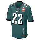 Zennovawear Kelee Ringo 22 Philadelphia Eagles Super Bowl LIX Champions Patch 'New Orleans - The Ultimate Showdown' EMBROIDERED Game Men Jersey...